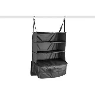 CALIMA Camping Wandregal 41 x 26 x 70 cm Schwarz