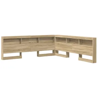 vidaXL Aufbewahrungskopfteil Sonoma-Eiche 180 cm Holzwerkstoff