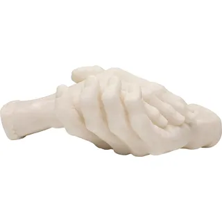 Kare Deko Objekt Shake Hands Weiß 25cm