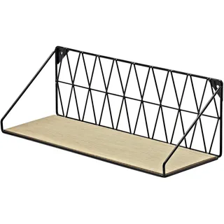 Dolle, Regal, SHELF+ DIAMOND 400X120X130 MM OAK/BLACK