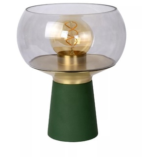 Lucide 05540/01/33 FARRIS dekorative Tischlampe H280mm | 1xE27 - grün, Rauchglas