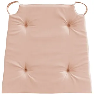 sleepling Stuhlkissen Sitzkissen, für Indoor und Outdoor, mit Klettverschluss, langlebig und abriebfest rosa