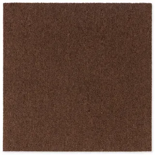 Karat Moskau Teppichfliese 50 x 50 cm Dunkelbraun
