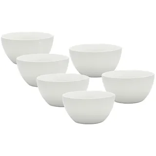 Spetebo Müsli Schale 600 ml Weiß 6-tlg.