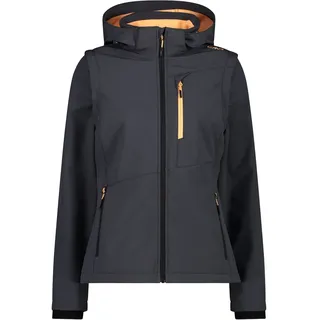CMP Zip Hood With Detachable Sleeves Damen grau - D38