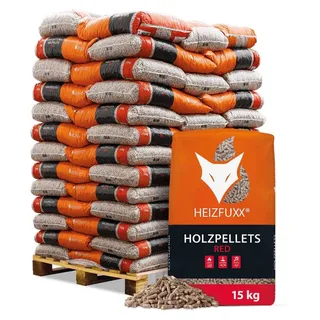 Heizfuxx Holzpellets Red 15 kg x 65 Sack 975 kg Palette
