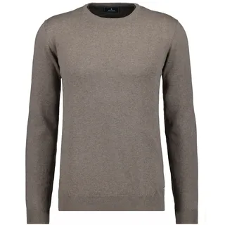 Rundhalspullover RAGMAN, Herren, Gr. 52, braun (camel), 95% Baumwolle 5% Cashmere, casual, Rundhals, Langarm, Pullover