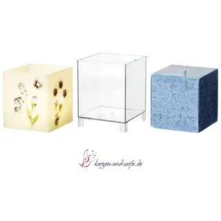 Quadratische Kerzengießform / Wachslaternen‐Form aus Polycarbonat 125 × 125 × 13...