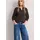 Bluse mit Split Neck 38