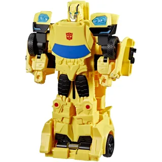 Transformers Smash Changers Bumblebee Action-Figur, lässt Sich vom Roboterspielzeug in EIN Spielzeugauto verwandeln, ab 6 Jahren