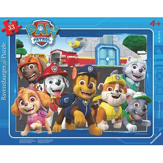Ravensburger 33tlg. Rahmenpuzzle Paw Patrol - ab 4 Jahren,