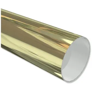 Interdeco Vorhangstange Typ 1128901 1-läufig Ø 28 mm 200 cm Messing-farbig