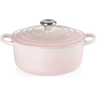 Le Creuset Signature Bräter 20 cm rund shell pink