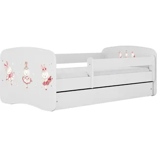 raumhirsch furniture Kinderbett 80 x 160 cm Holzwerkstoff weiß