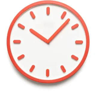 Magis Tempo Wanduhr 4,0 cm grau/orange/schwarz
