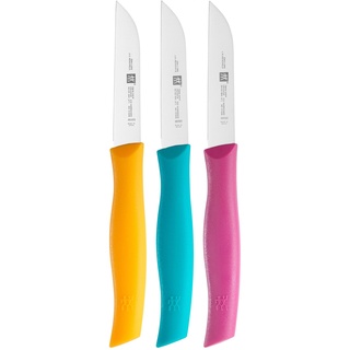 ZWILLING TWIN GRIP Messerset 3-teilig Gemüsemesser 8 cm in 3 Farben