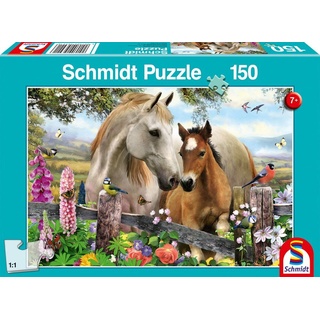 Schmidt Spiele GmbH Puzzle »150 Teile Schmidt Spiele Kinder Puzzle Stute und Fohlen 56421«, 150 Puzzleteile