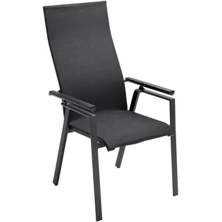 Solpuri Soul Hochlehner 58 x 71 x 110 cm  alu anthrazit/softex coal/aluminium
