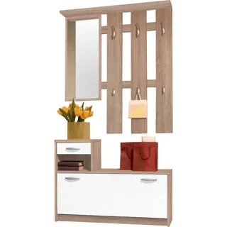 Avanti Trendstore Garderobe Carryhome 100 x 190 x 26 cm Weiß