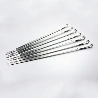 pott & flamme Grillspieß 40 cm Edelstahl silber
