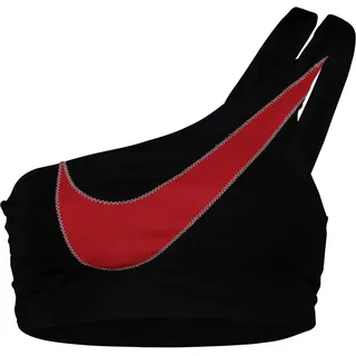 Nike - Asymmetrical Bikini Top Damen schwarz - schwarz - M