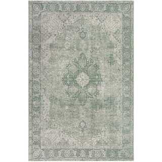 Teppich Antique, FLAIR RUGS, rechteckig, Höhe: 4 mm, Vintage-Muster grün 120 cm x 170 cm x 4 mm