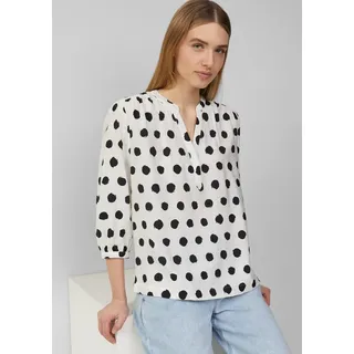 s.Oliver Strukturierte Bluse aus Viskosemix Beige 46