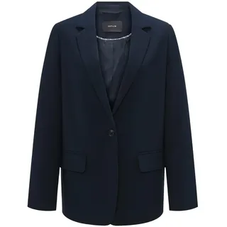 OPUS Damen Blazer | Blazer JARI Regular aus Twill-Ware Coal Blue, 38 - 38