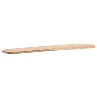 moebelfaktor Wandregal Borgund, Akazie Massivholz, Breite 40 bis 120 cm, braun, Wandboard, Landhaus braun 120 cm x 3 cm x 20 cm