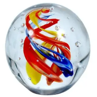 Traumkugel ca. 6,5-7cm Glaskugel Briefbeschwerer Wunschkugel Kugel aus Glas