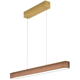 Helestra Bora Pendelleuchte Messing LED, Mokka, 101,5 cm, ohne Casambi