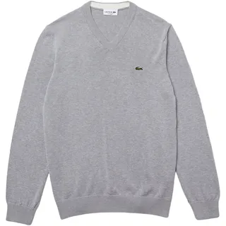 LACOSTE Pullover V-Neck, silber
