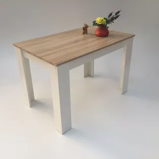 schömig 24/7 ® Esstisch 110 x 74,5 x 70 cm beige/weiß