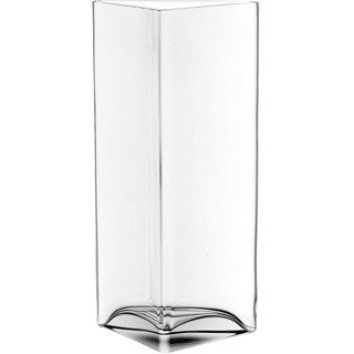 Leonardo Centro Vase Dreieck, B/H/T: 18,3/34/10 cm, handgefertigtes Klarglas, 046942