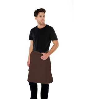 Kokott Berufskleidung Kochschürze im 5er Pack, Vorbinder für Bäcker, Kellner und mehr braun