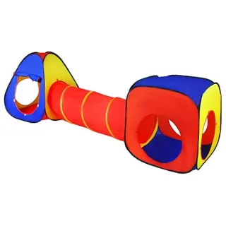 Kruzzel 3-teiliges Pop-Up Kinderspielzelt mit Tunnel