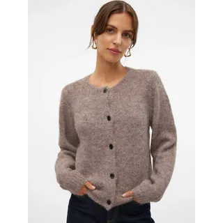 Vero Moda VMNOVAH LS O-Neck Button Cardi Braun XL