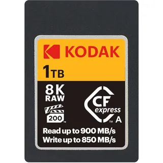 Kodak CFexpress-Karte Typ A 1 TB – Hohe Geschwindigkeit 1700 MB/s – kompatibel mit 8 K/4 K Kameras und Videos – 6 g – zuverlässige und schnelle Speicherung für Profis