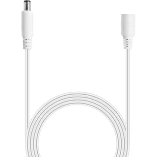 Wicked Chili 5m DC Verlängerungskabel kompatibel mit Philips HUE Play Gradient Lightstrip Surround-Beleuchtung für Fernseher, Kabel Strom Verlängerung für Netzteil S020YM2400083, weiß