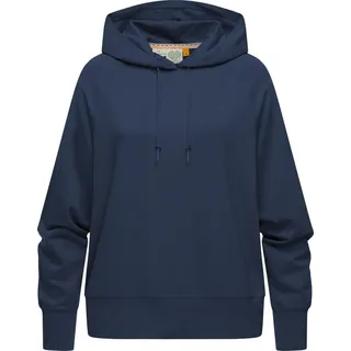Ragwear Kapuzensweatshirt Tonna Moderner Damen Hoodie in angesagtem Oversize-Schnitt blau M (38)