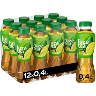 Fuze Tea Schwarzer Tee Zitrone - Zitronengras 12x 400ml