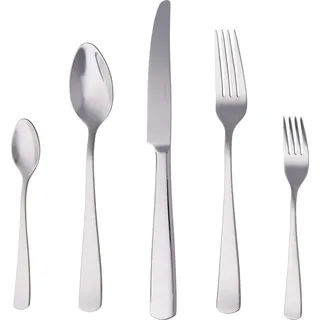 Amazon Basics Essbesteck Set 20-tlg. Silber