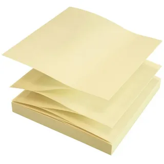 SOENNECKEN Haftnotiz oeco 5864 RC Z-Falz 75x75mm 100Bl. gelb 12St.