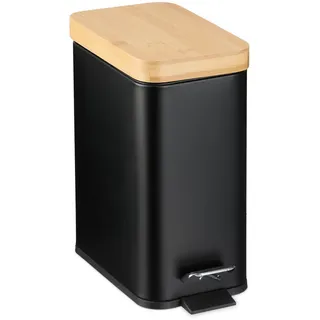 Relaxdays Kosmetikeimer 5 l Schwarz
