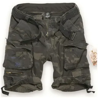 Brandit Textil Savage Vintage Cargo-Shorts Darkcamo L