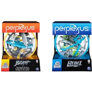 Spin Master Games - Bundle Perplexus Beast & Perplexus Rebel, 3D-Kugellabyrinthe, für fingerfertige Perplexus-Fans ab 6 Jahren