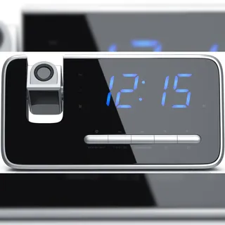 Brandson Radiowecker schwarz/silber