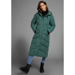 POLARINO Steppmantel POLARINO, Damen, Gr. 48 (XL), grün (dunkelgrün), Obermaterial: 100% Polyester. Futter: 100% Polyester. Futter Rückenteil: 100% Polyester.