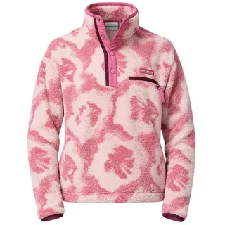 Columbia Helvetia II Printed Cropped Half Snap Sweatshirt Rosa M