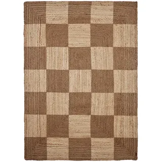 OYOY - Schach-Teppich, 200 x 140 cm, natur